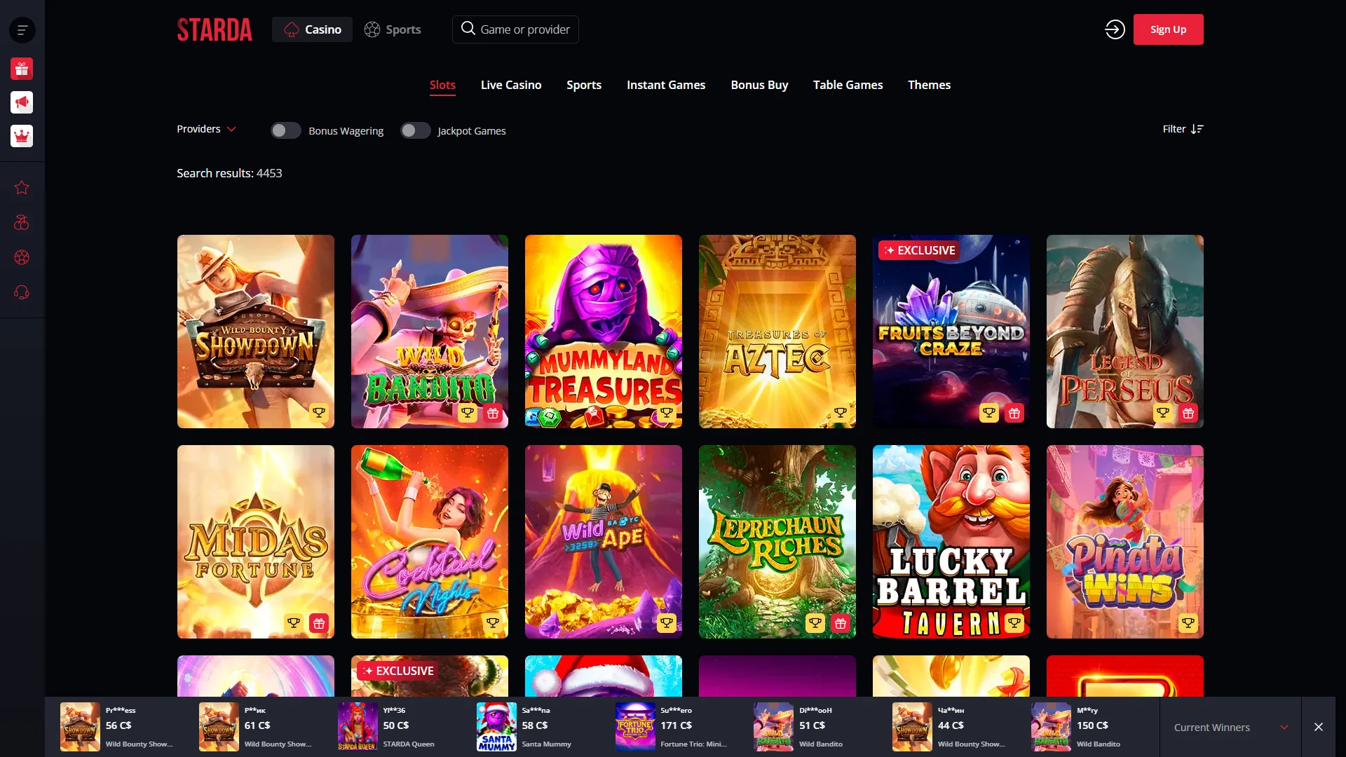 Starda game lobby